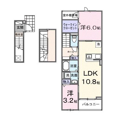 ヒカルサ西大宮 302【管理NO：1-028563601-03020】 ★家具家電は申し込み後に搬入します★の物件画像