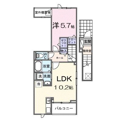 ヒカルサ西大宮 201【管理NO：1-028563601-02010】 ★家具家電は申し込み後に搬入します 2026年07月下旬入居可能の物件画像