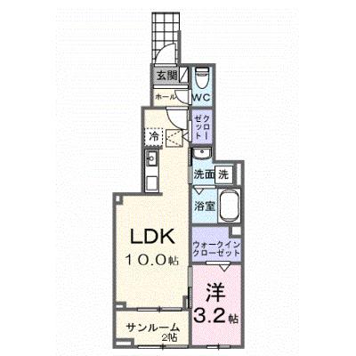 ヒカルサ西大宮 103【管理NO：1-028563601-01030】 ★家具家電は申し込み後に搬入します 2026年07月下旬入居可能の物件画像