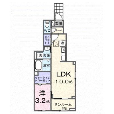 ヒカルサ西大宮 101【管理NO：1-028563601-01010】 ★家具家電は申し込み後に搬入します 2026年07月下旬入居可能の物件画像