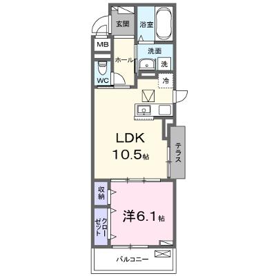 ヒカルサさいたまサクラ 101【管理NO：1-028559601-01010】 ★家具家電は申し込み後に搬入します 2026年10月下旬入居可能の物件画像