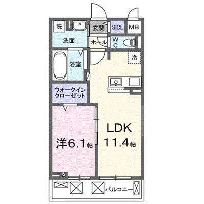 リオラ　Ⅰ 302【管理NO：1-028500701-03020】 ★家具家電は申し込み後に搬入します 2026年10月上旬入居可能の物件画像