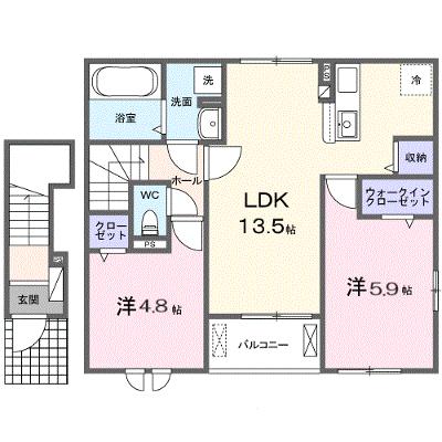 グラン　ヴェール 205【管理NO：1-028451101-02050】 ★家具家電は申し込み後に搬入します 2026年09月上旬入居可能の物件画像