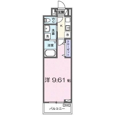 ル・ボワ 203【管理NO：1-028228101-02030】 ★家具家電は申し込み後に搬入しますの物件画像