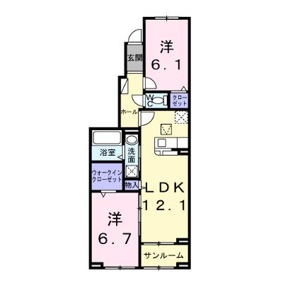 エリオス 104【管理NO：1-028224801-01040】 ★家具家電は申し込み後に搬入します 2026年09月上旬入居可能の物件画像