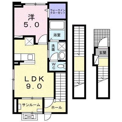 チェリーブロッサム 304【管理NO：1-026129501-03040】 ★家具家電は申し込み後に搬入しますの物件画像