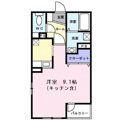 ヴィラ・アラモード 205【管理NO：1-013461901-02050】 ★家具家電は申し込み後に搬入します 2026年08月上旬入居可能の物件画像