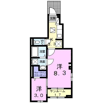 フェリーチェ 101【管理NO：1-027215201-01010】 ★家具家電は申し込み後に搬入します 2026年08月中旬入居可能の物件画像