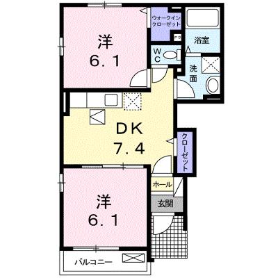 ドゥ・ヴェルデ 101【管理NO：1-016817301-01010】 ★家具家電は申し込み後に搬入しますの物件画像