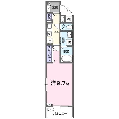 サピーⅡ 204【管理NO：1-028717201-02040】 ★家具家電は申し込み後に搬入します 2026年10月上旬入居可能の物件画像