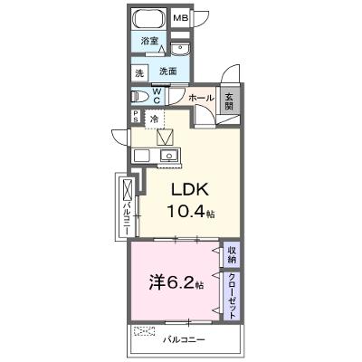 ルノン 102【管理NO：1-028672901-01020】 ★家具家電は申し込み後に搬入します 2026年11月上旬入居可能の物件画像