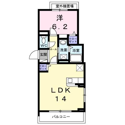 プラシード 201【管理NO：1-028627801-02010】 ★家具家電は申し込み後に搬入します 2026年10月上旬入居可能の物件画像