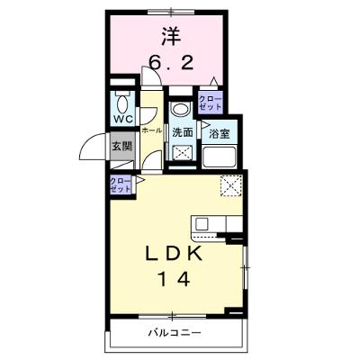 プラシード 101【管理NO：1-028627801-01010】 ★家具家電は申し込み後に搬入します 2026年10月上旬入居可能の物件画像