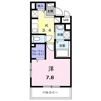 リッシュ 205【管理NO：1-028619001-02050】 ★家具家電は申し込み後に搬入します★ ★2026年10月上旬入居可能★の物件画像