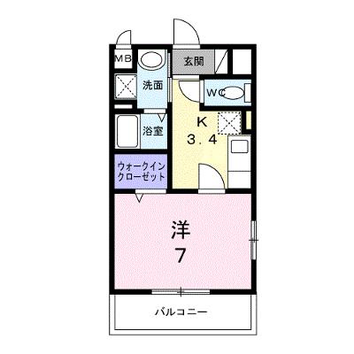 リッシュ 201【管理NO：1-028619001-02010】 ★家具家電は申し込み後に搬入します★ ★2026年10月上旬入居可能★の物件画像