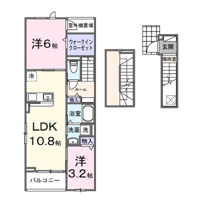 エヴァーガーデン町屋 306【管理NO：1-028600801-03060】 ★家具家電は申し込み後に搬入します 2026年12月上旬入居可能の物件画像