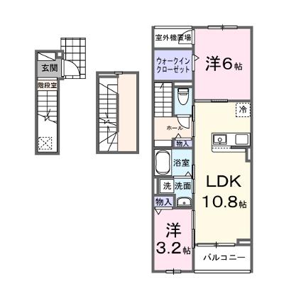 エヴァーガーデン町屋 304【管理NO：1-028600801-03040】 ★家具家電は申し込み後に搬入します 2026年12月上旬入居可能の物件画像