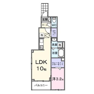 アルテミス 102【管理NO：1-028584501-01020】 ★家具家電は申し込み後に搬入します★ ★2026年10月上旬入居可能★の物件画像