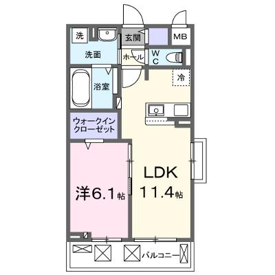 Ａｍｒｉｔａ　Ⅴ 201【管理NO：1-028476201-02010】 ★家具家電は申し込み後に搬入します 2026年10月上旬入居可能の物件画像
