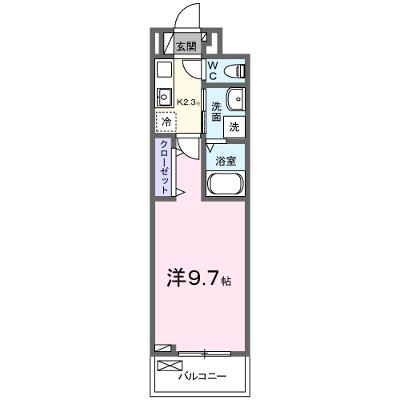 ロンフルール 306【管理NO：1-028421801-03060】 ★家具家電は申し込み後に搬入します 2026年10月上旬入居可能の物件画像