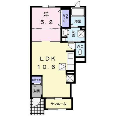 エアリーガーデン 103【管理NO：1-024715601-01030】 ★家具家電は申し込み後に搬入します 2026年08月中旬入居可能の物件画像