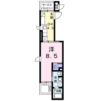 カーサ 402【管理NO：1-020032301-04020】 ★家具家電は申し込み後に搬入します 2026年07月下旬入居可能の物件画像