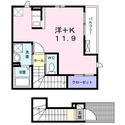 ヴァンヴェール 202【管理NO：1-017942301-02020】 ★家具家電は申し込み後に搬入します 2026年08月上旬入居可能の物件画像