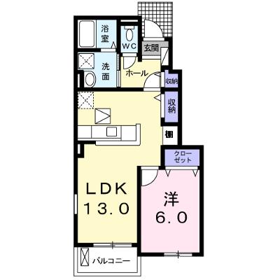 ラ・メールⅡ 102【管理NO：1-018978902-01020】 ★家具家電は申し込み後に搬入します★の物件画像