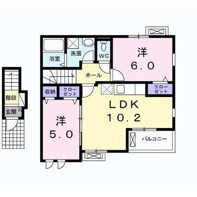 Ｋ・Ｔ　ａｎｇｅⅢ 202【管理NO：1-018256601-02020】 ★家具家電は申し込み後に搬入します★の物件画像