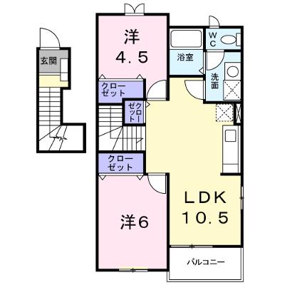 ヴィラ・フューゲル 202【管理NO：1-010393301-02020】 ★家具家電は申し込み後に搬入します★の物件画像