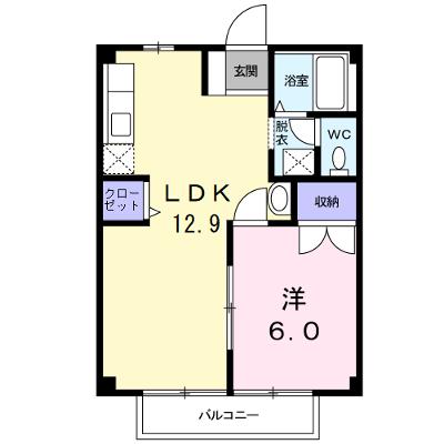 エイブルーＩ 202【管理NO：1-004954001-02020】 ★家具家電は申し込み後に搬入します★の物件画像