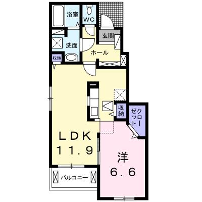 グラン　メゾン高萩Ⅱ 104【管理NO：1-022560702-01040】 ★家具家電は申し込み後に搬入します★の物件画像