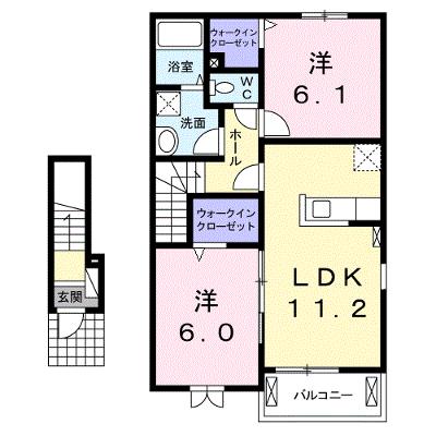 ベル・ソレイユⅡ 204【管理NO：1-021935702-02040】 ★家具家電は申し込み後に搬入しますの物件画像