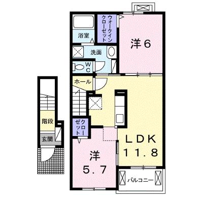 クラウディア 204【管理NO：1-021813501-02040】 ★家具家電は申し込み後に搬入します★の物件画像