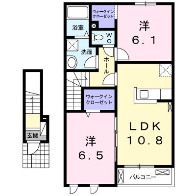 関南町レジデンスⅡ 202【管理NO：1-019763602-02020】 ★家具家電は申し込み後に搬入します 2026年07月中旬入居可能の物件画像