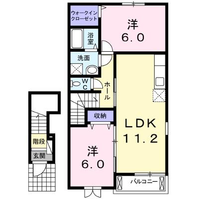 グリーンアヴェニュー　Ⅱ 203【管理NO：1-017612102-02030】 ★家具家電は申し込み後に搬入します★の物件画像