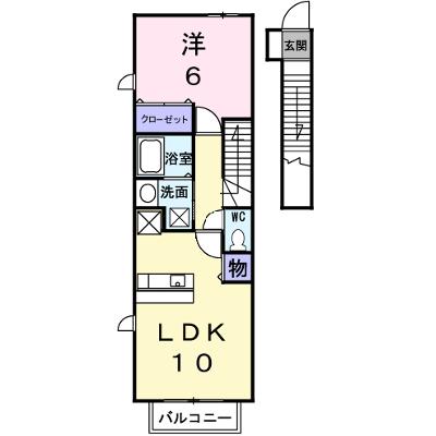 オーブ・プロムナードⅡ 202【管理NO：1-014838202-02020】 ★家具家電は申し込み後に搬入します 2026年07月中旬入居可能の物件画像