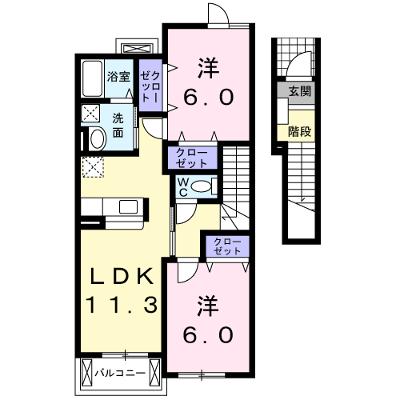 アミティーＫ 202【管理NO：1-013719301-02020】 ★家具家電は申し込み後に搬入します★の物件画像