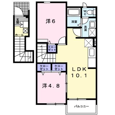 サニーヴィラＢ３ 202【管理NO：1-012777203-02020】 ★家具家電は申し込み後に搬入します★の物件画像