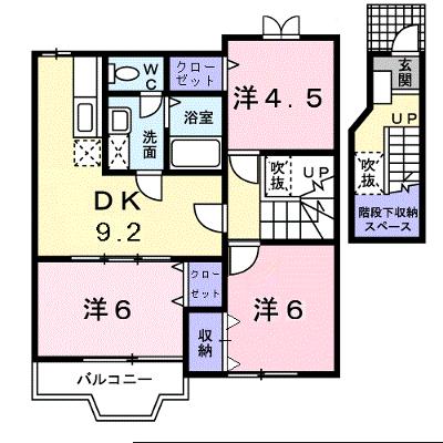 アンソレイエⅡ 203【管理NO：1-012070802-02030】 ★家具家電は申し込み後に搬入します★の物件画像