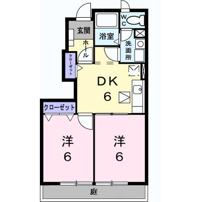 Ｋ－１３Ｂ 102【管理NO：1-010803902-01020】 ★家具家電は申し込み後に搬入します★の物件画像
