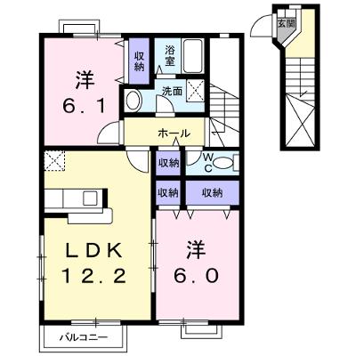 メゾン・ノーブルⅡ 202【管理NO：1-010688202-02020】 ★家具家電は申し込み後に搬入します★の物件画像