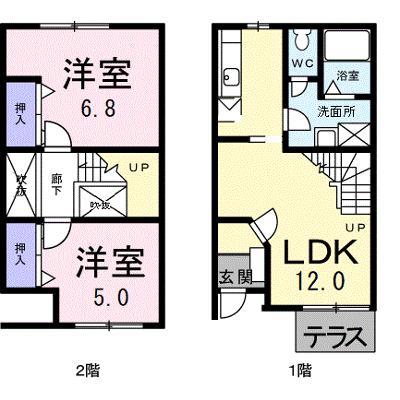 フォレステージＢ 102【管理NO：1-009448402-01020】 ★家具家電は申し込み後に搬入します★の物件画像