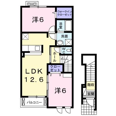 ヴェルーデ 202【管理NO：1-017228401-02020】 ★家具家電は申し込み後に搬入します★の物件画像