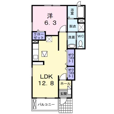 ドルチェ 101【管理NO：1-013915601-01010】 ★家具家電は申し込み後に搬入します★の物件画像
