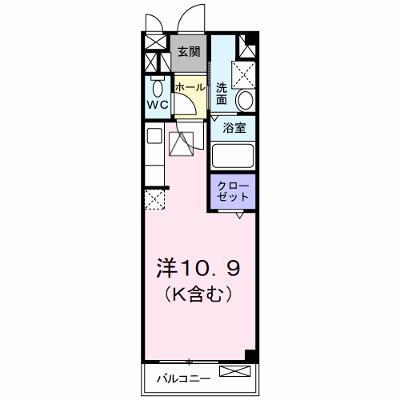 メゾン長岡 105【管理NO：1-012851701-01050】の物件画像
