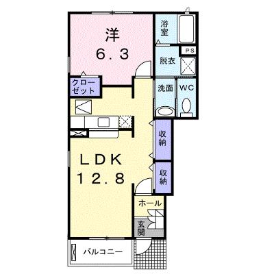 メゾン・パルテールＥ 101【管理NO：1-014558601-01010】 ★家具家電は申し込み後に搬入しますの物件画像