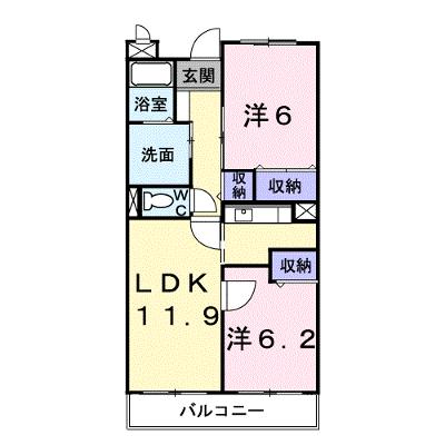 ブロッサム松山アネックスＡ 303【管理NO：1-010110801-03030】 ★家具家電は申し込み後に搬入します★ ★2026年09月上旬入居可能★の物件画像