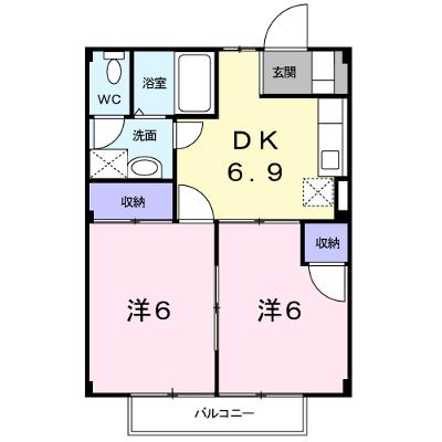 ヤマトハイツＡ 202【管理NO：1-007020301-02020】 ★家具家電は申し込み後に搬入します★の物件画像