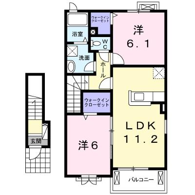 メゾンピーチ 204【管理NO：1-022173501-02040】 ★家具家電は申し込み後に搬入しますの物件画像